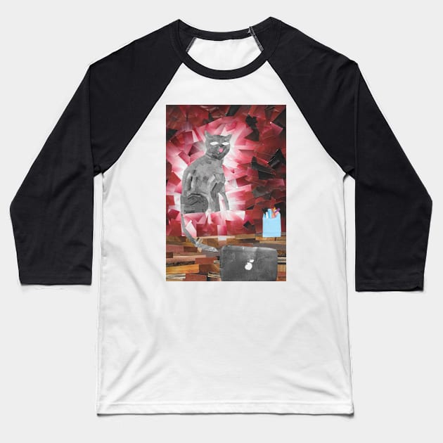 Ghost Cat of 412 Baseball T-Shirt by cajunhusker